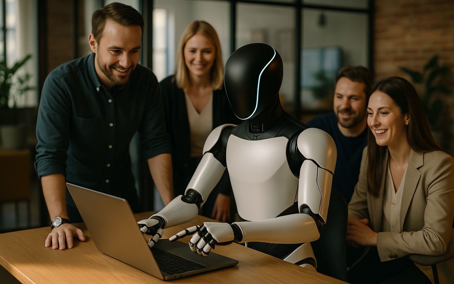 Zespół Investflow podczas pracy nad projektami